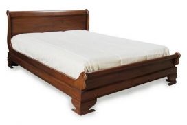 Mahogany Sleigh Bed Low Footboard