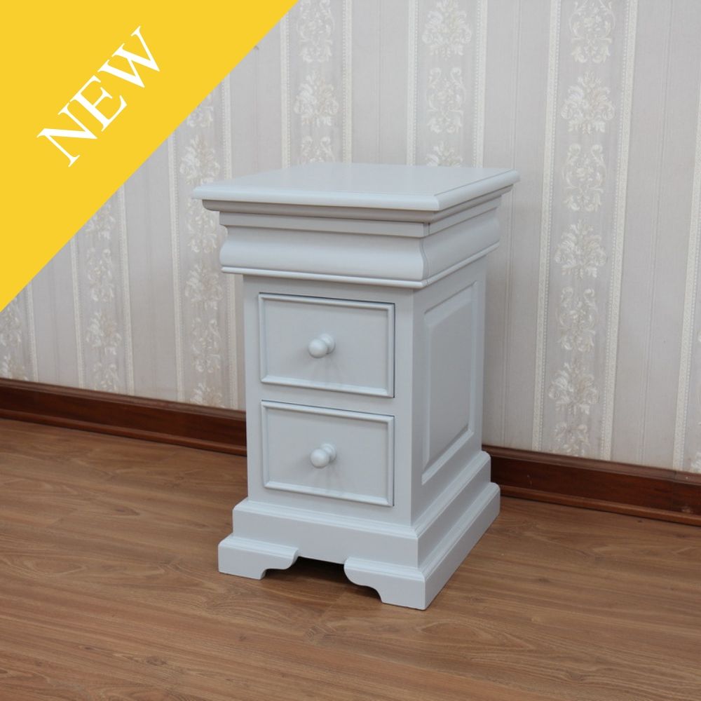 Light Grey French Louis Philippe Bedside